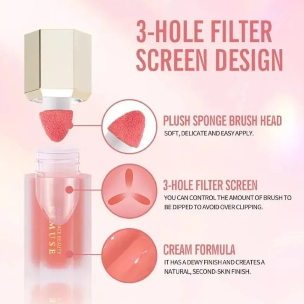 💎 KIMUSE Liquid Blush in Color: Alice 02 New In Box Full-Size